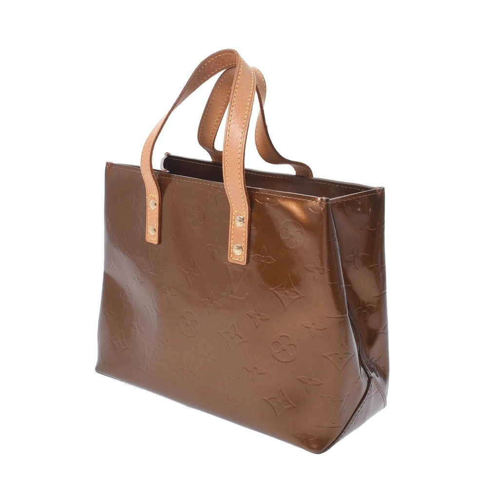 Louis Vuitton Lead White Bron Vernis Handbag White